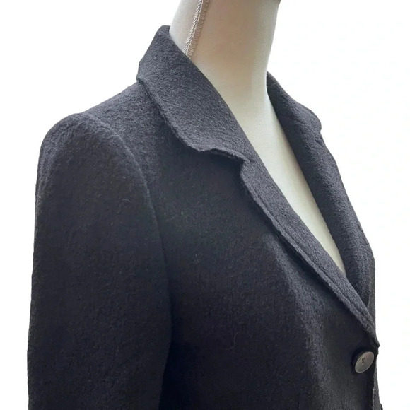 J.Jill Black Wool/Viscose Blend Blazer Size X-Small - Picture 8 of 15
